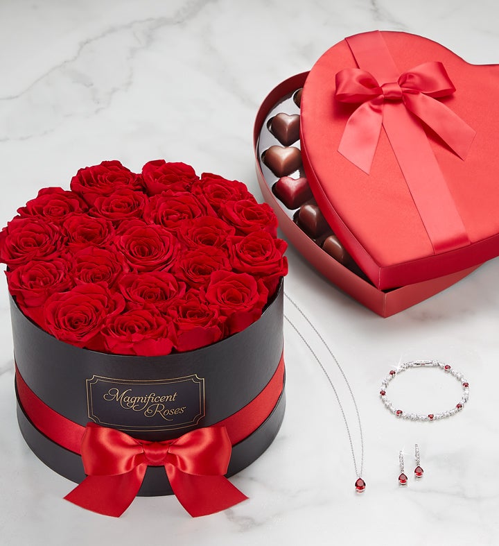 Magnificent Roses® Preserved Radiant Romance Gift